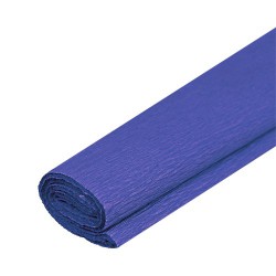 Krepový dekorační papír, tmavě modrý-17