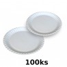 Talíře papírové 150 mm, balíček 100 ks