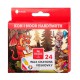 Voskovky kulaté 8234/24 barev