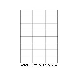 Etikety 70,0x37,0mm, 24 etiket x 100 archů, R01000508