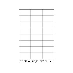 Etikety S 70,0x37,0mm, 24 etiket x 100 archů, R01000508