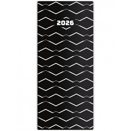PN01/03 - měsíční diář s poznámkami Napoli, design 3