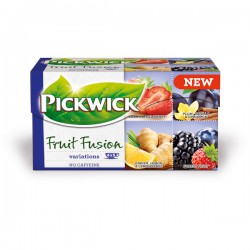 Čaj Pickwick ovocný, 20x2g, variace jahoda