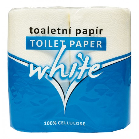 Toaletní papír White 150 útr., 2 vr., 4 role