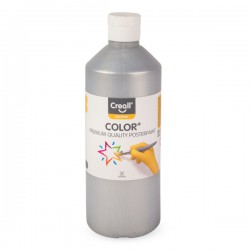 Tempera CREAL 0,5L - stříbrná