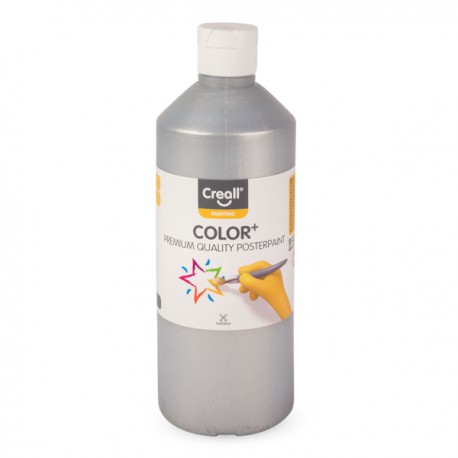 Tempera CREAL 0,5L - stříbrná