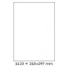 Etikety S 210,0x297,0mm, 1 etiketa x 100 archů, R01001123