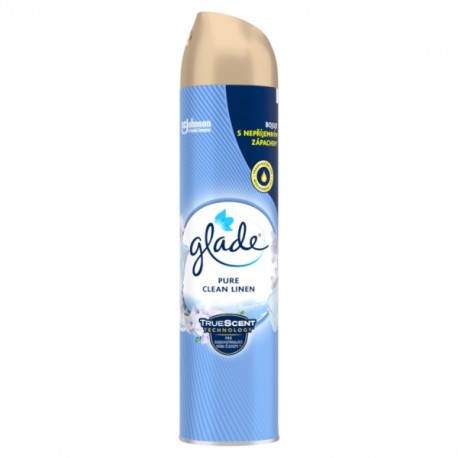 Glade Aerosol Pure clean linen - Vůně čistoty, 300 ml