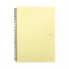 Blok kroužkový Pastelini - A5, linka, žlutý
