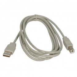 Kabel USB (2.0) zástr. B(čtvercová)/zástr.A (plochá), 1,8 m