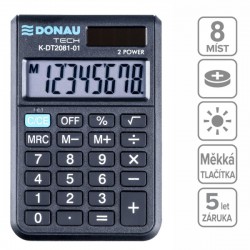 Kalkulačka DONAU TECH 2081, 8 míst