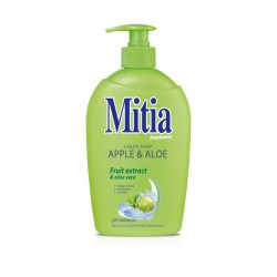 Mitia 0,5L Milk & Aloe, mýdlo s pumpičkou