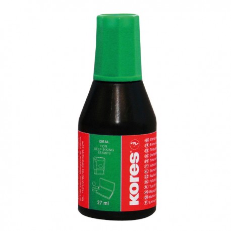Razítková barva, 28 ml Kores - zelená