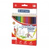 Pastelky Centropen 18 barev, šestihranné