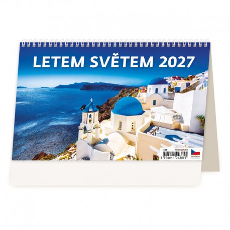 S28 - stolní kalendář "Letem světem"