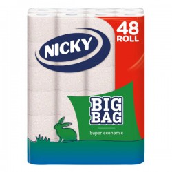 Toaletní papír Nicky Big Pack XXL, 48 rolí