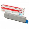 Toner Oki C 8600-C, modrá náplň, ORIGINÁL