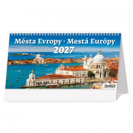 S52 - stolní kalendář "Města Evropy"
