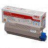 Toner Oki C 5650-C, modrá náplň, ORIGINÁL