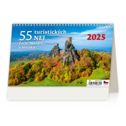 S24 - stolní kalendář "55 turistických NEJ"