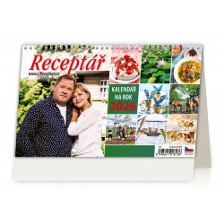 S17 - stolní kalendář  "Receptář"