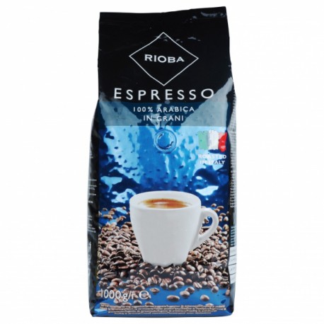 Káva Rioba Platinum, zrnková káva, 1 kg