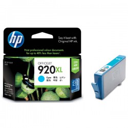 Cartridge HP č.920XL, CD972AE, modrý ink., ORIG.