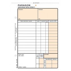 Paragon-zjed.daň.doklad, průpisný, číslovaný, Op-86