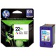 Cartridge HP č.22XL, C9352CE, tri-colour ink, ORIG.