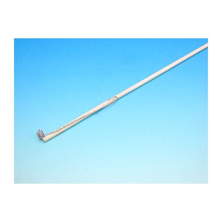 Hůlka k lampionům dřevěná s háčkem, 55 cm