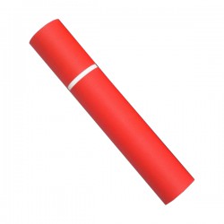 Tubus potažený plátnem červený, 350/60 mm