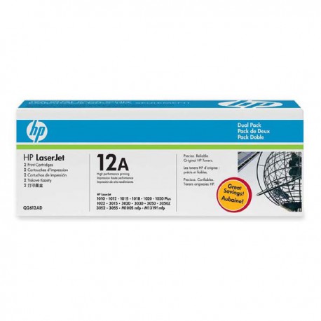 Cartridge HP č.12A, Q2612AD, Dual Pack, 2ks, ORIGINÁL