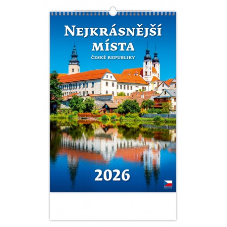 N111-26 - nástěnný kalendář "Nejkrásnější místa ČR"