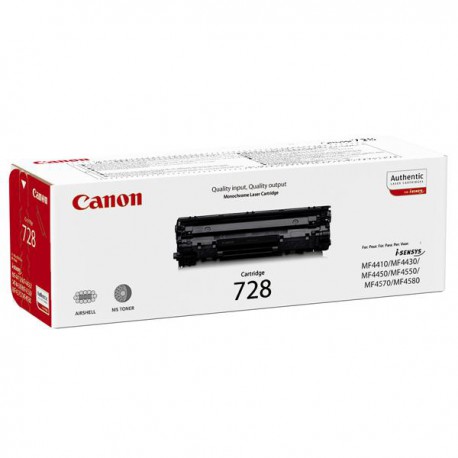 Cartridge Canon CRG 728Bk, černý tisk, ORIGINÁL
