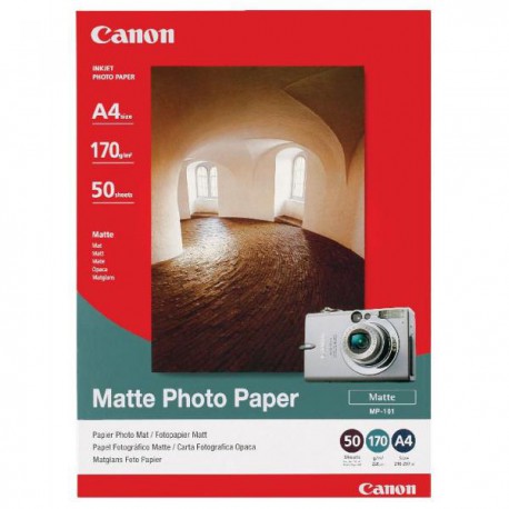 Canon Matte Photo Paper, matný, bílý, A4/170g, 50 ks