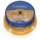 DVD-R Verbatim, 4.7GB, 16x, CakeBox 25 ks