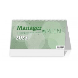 S58-23 - stolní kalednář "Manager Green"