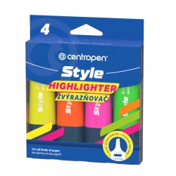 Zvýrazňovač 6252/4 FLUO, sada