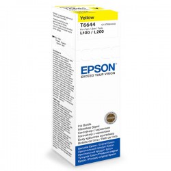 Inkoust Epson 70 ml,  C13T66444A, žlutý,  ORIGINÁL
