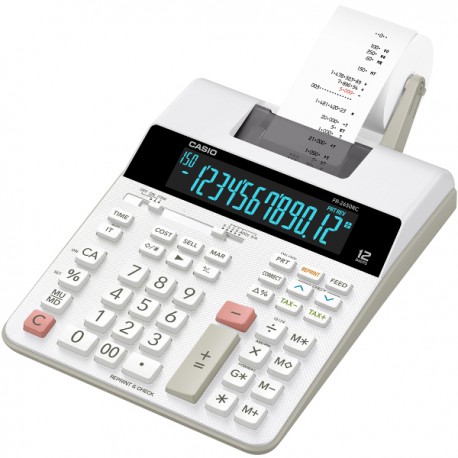 Kalkulačka s tiskem CASIO FR-2650 RC, 12 míst