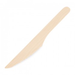 Nůž dřevěný 16 cm, 100 ks