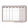 Tabule magnetická, týdenní plánovací, 60 x 90 cm
