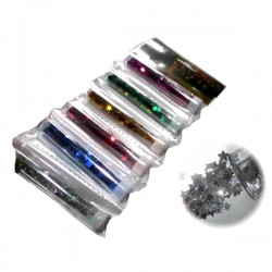 Sada glitterů 6 x 5g - Hvězdy