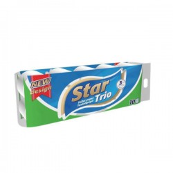 Toaletní papír Star, 3 vrstvý, 10 rolí
