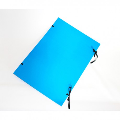 Fasciklové desky A2, tkanice, jednostranné modré