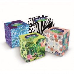 Kosmetické kapesníčky Velvet Cube, 60 ks, 3 vrstvé