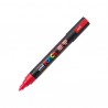 Popisovač Posca PC-5M, 2,5 mm - fluo.červený, F15