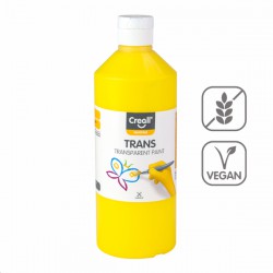 Barva na sklo Trans 500 ml, žlutá