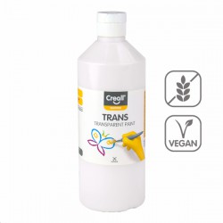 Barva na sklo Trans 500 ml, bílá