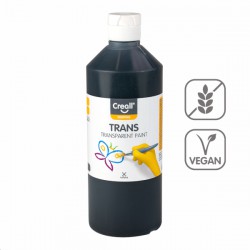 Barva na sklo Trans 500 ml, černá